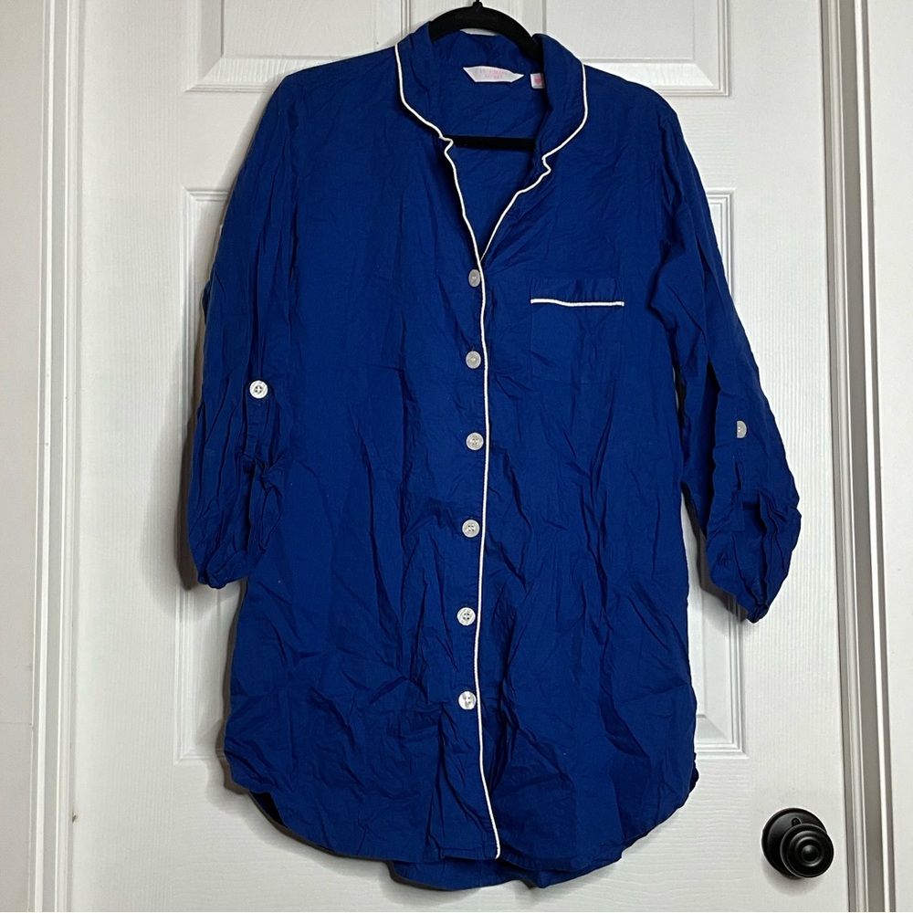 Victoria’s Secret Blue Night Shirt / Dress - Size L